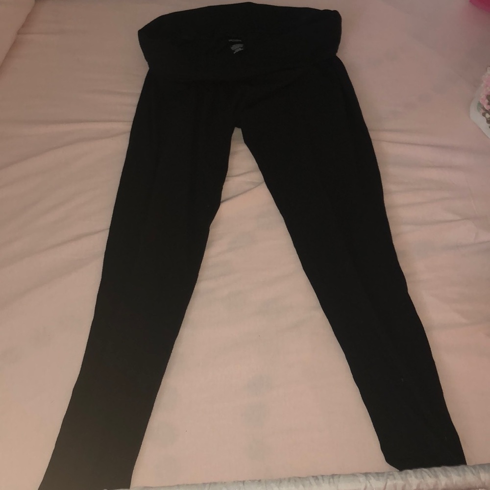 Black Active Cropped Pants